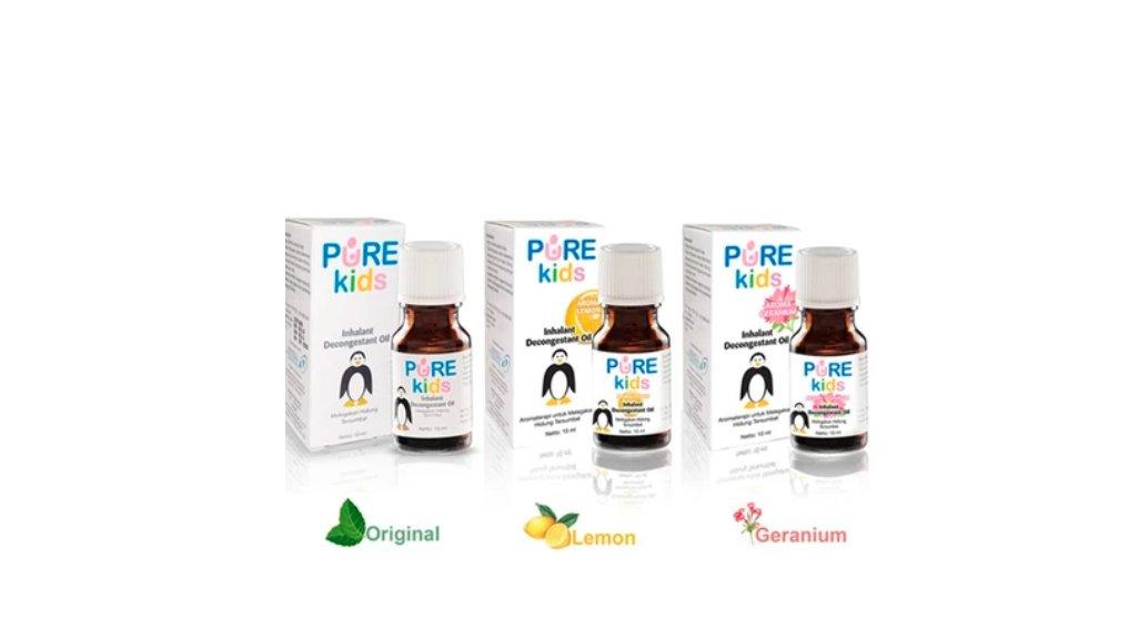 Pure Kids Inhalant Decongestant Oil Membantu Melegakan Pilek (10 ml)