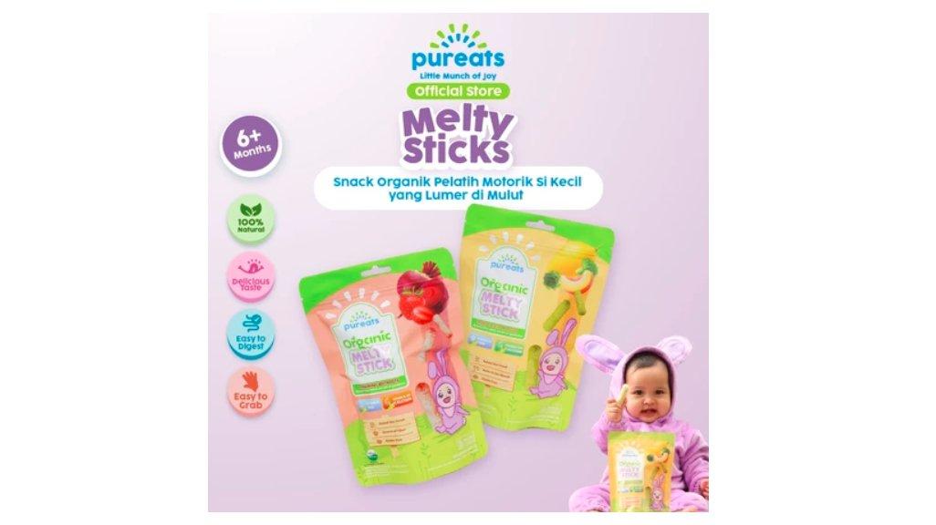 Pureats Melty Stick - Camilan Snack Anak Bayi