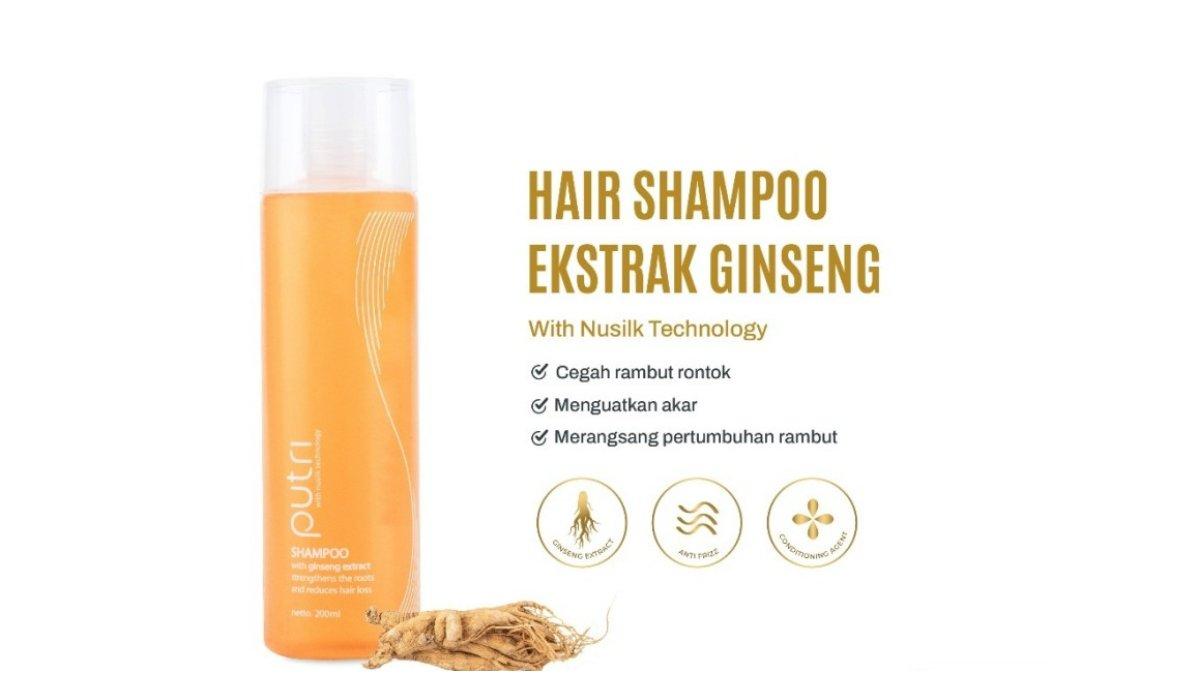 Putri with Nusilk Technology Shampoo with Ginseng Extract