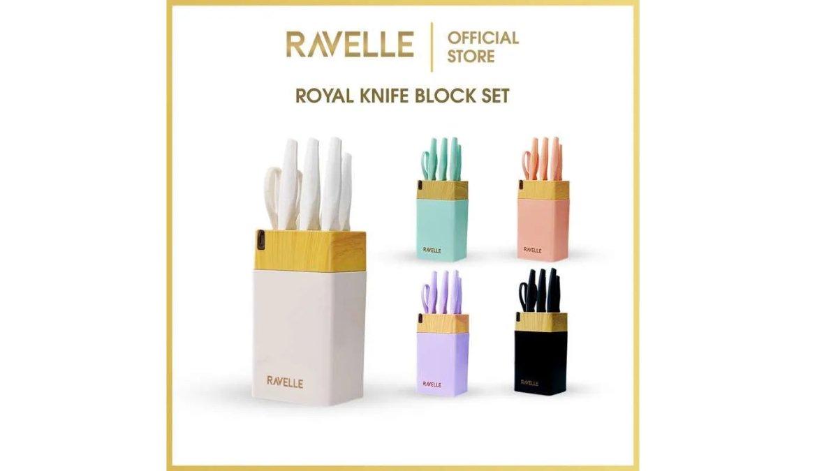 RAVELLE Pisau Dapur Anti Lengket beragam seri