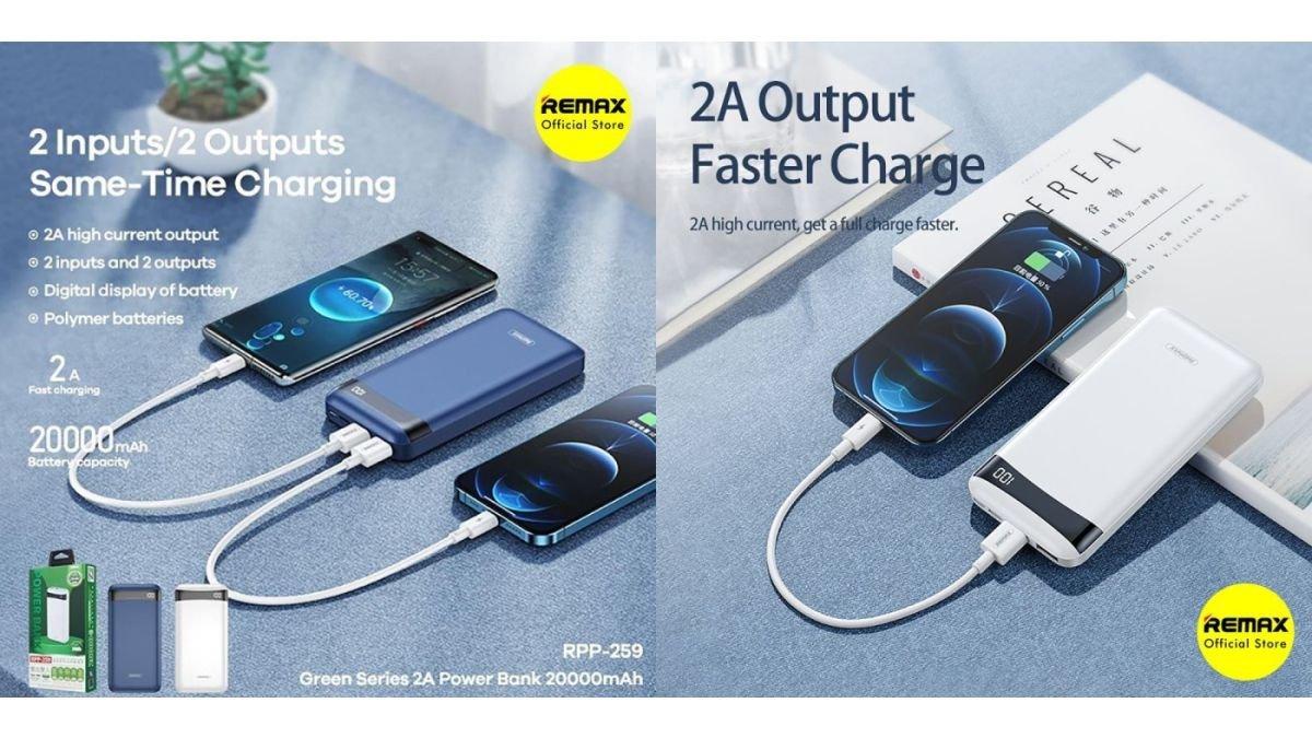 Ilustrasi power bank REMAX RPP-259
