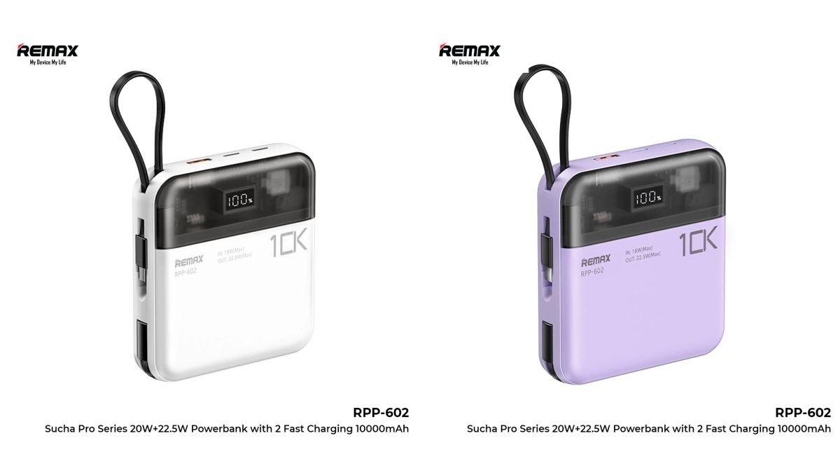 Ilustrasi power bank REMAX RPP-602