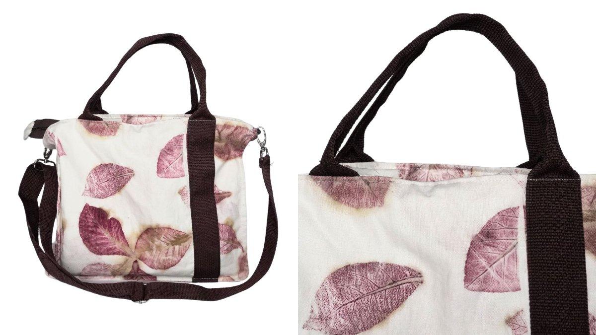Produk tas RG Ecoprint Klaten yang berkembang dan mulai dikenal luas. 