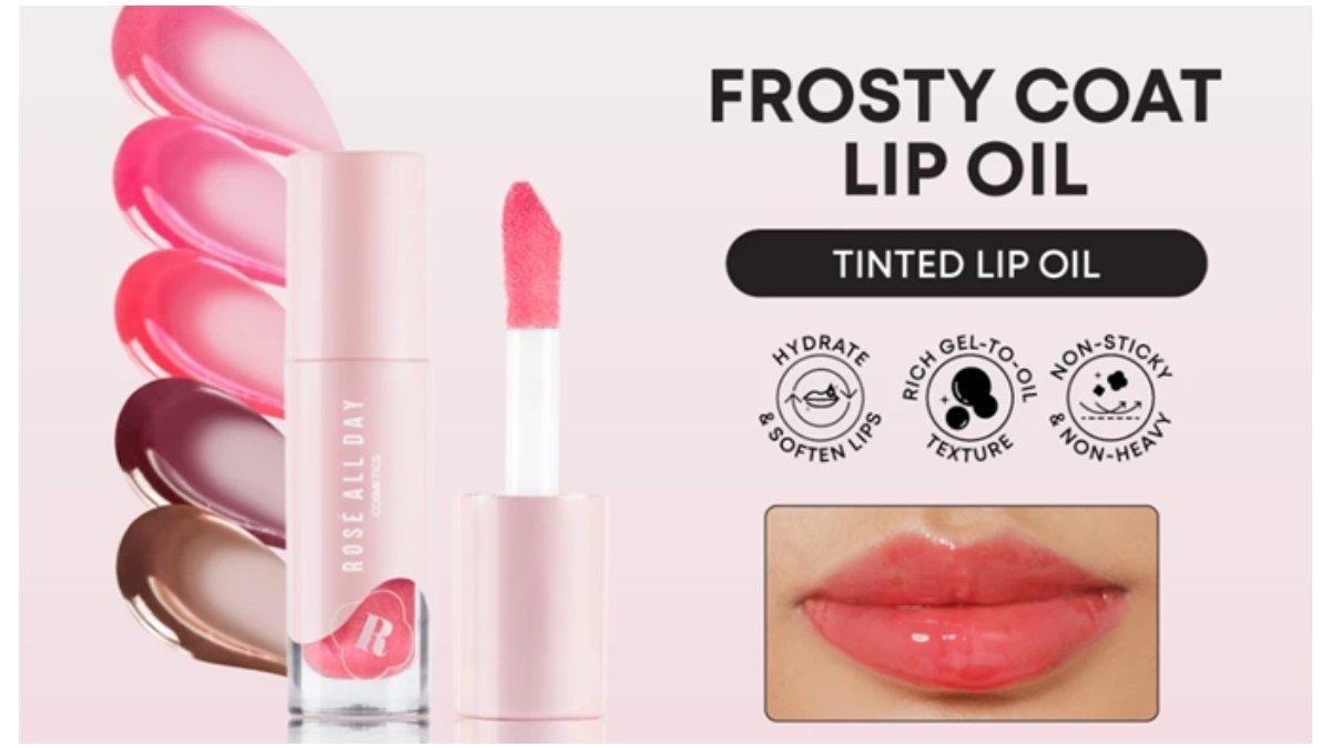 ROSE ALL DAY Frosty Coat Lip Oil