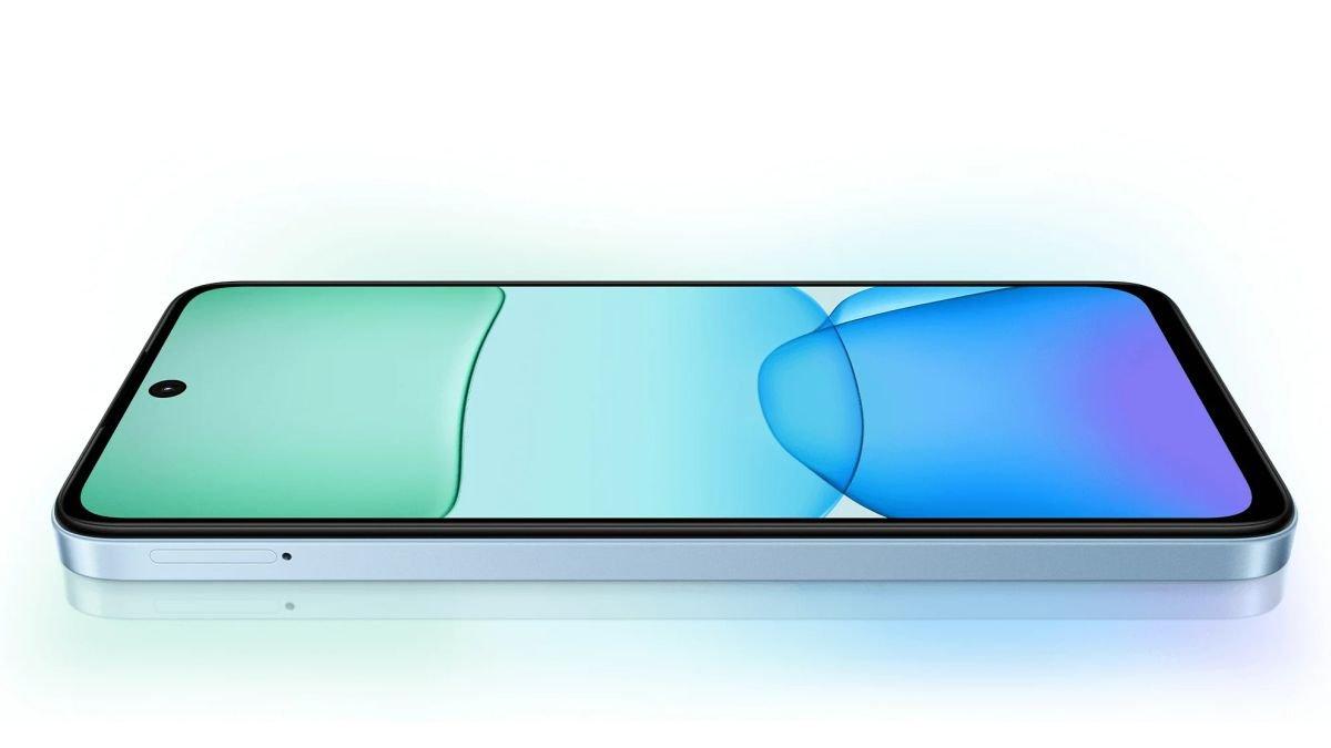 Ilustrasi bidang layar Redmi 13x