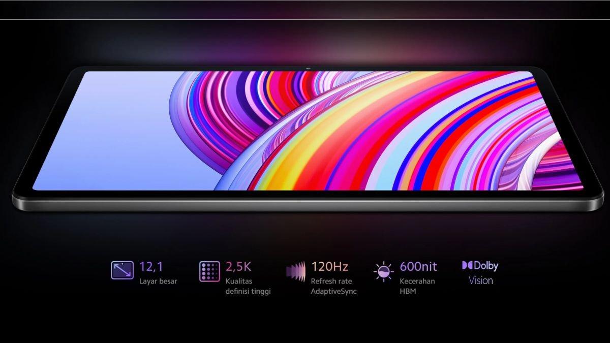 Spesifikasi layar Redmi Pad Pro