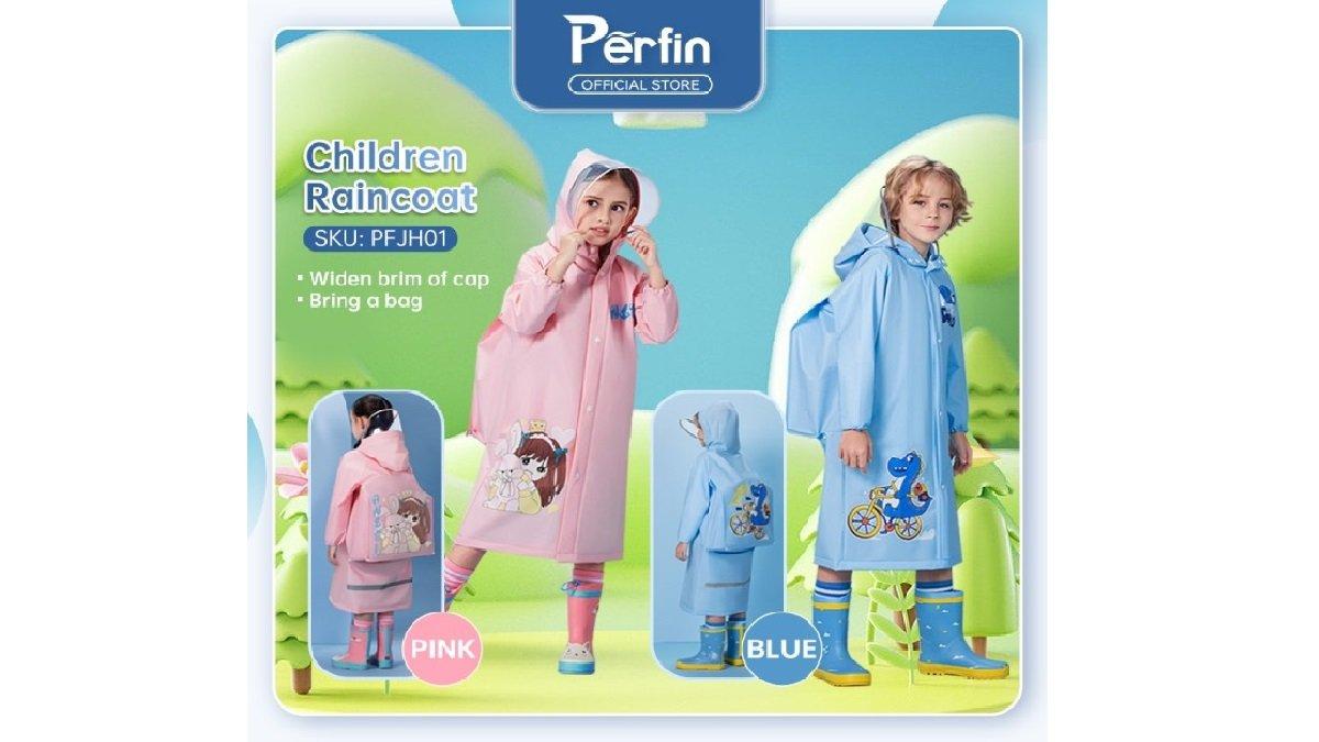 Rekomendasi Jas Hujan Anak Perfin Jas Hujan Ponco Anak Laki Laki Perempuan.