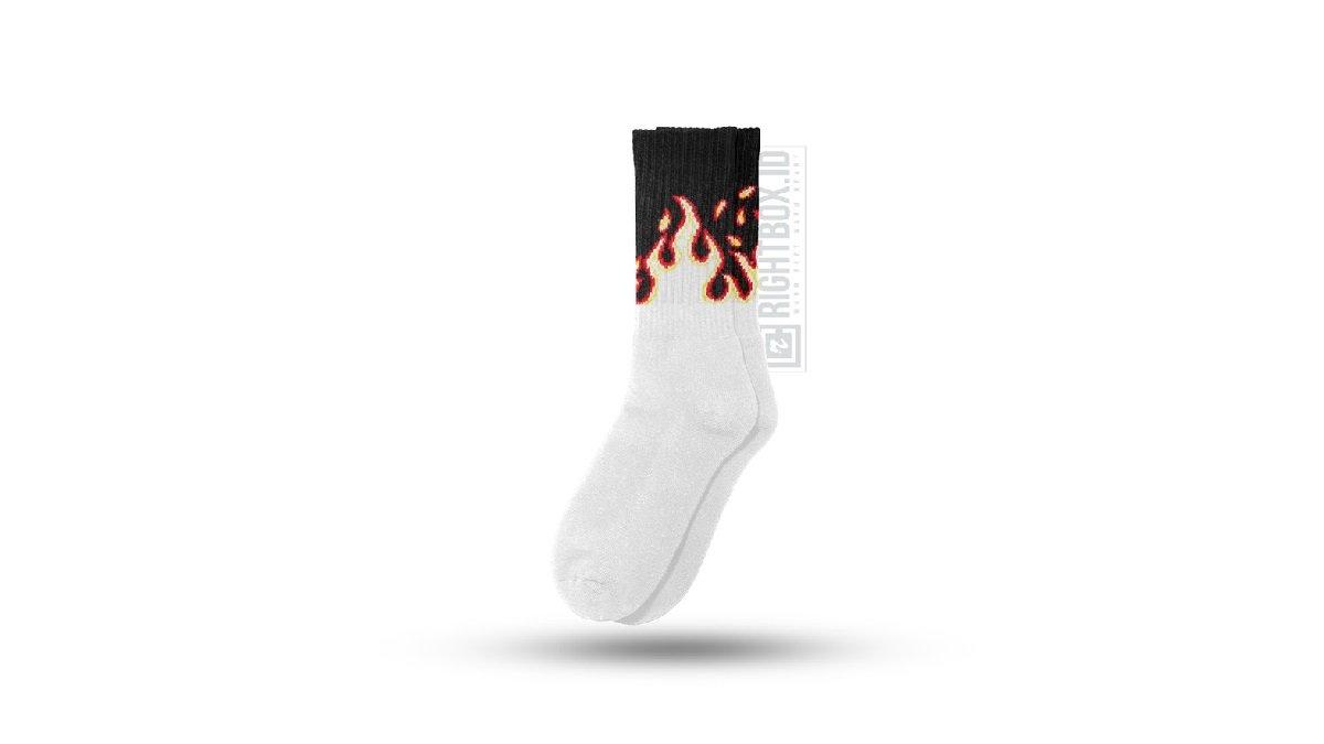 Rightbox ID - Kaos Kaki Olahrga Motif Oldschool Panjang