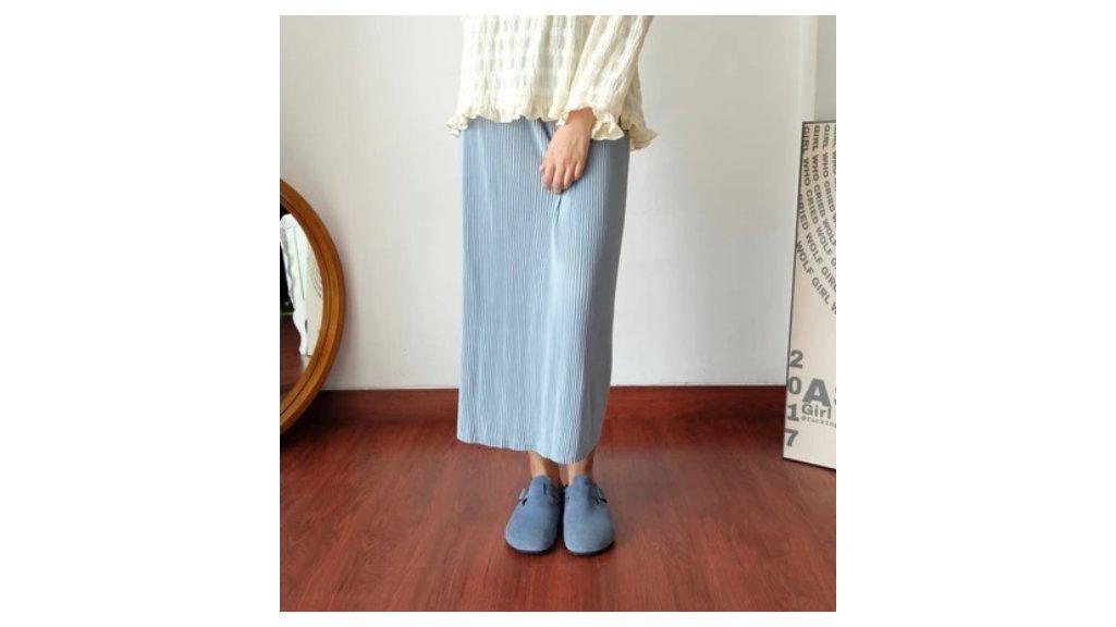 Rok Plisket Lidi Pleats Span Hyget Premium Freesize