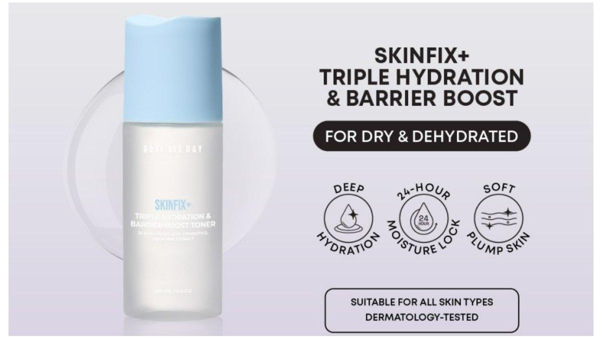 Rose All Day SKINFIX+ Triple Hydration & Barrier Boost Toner