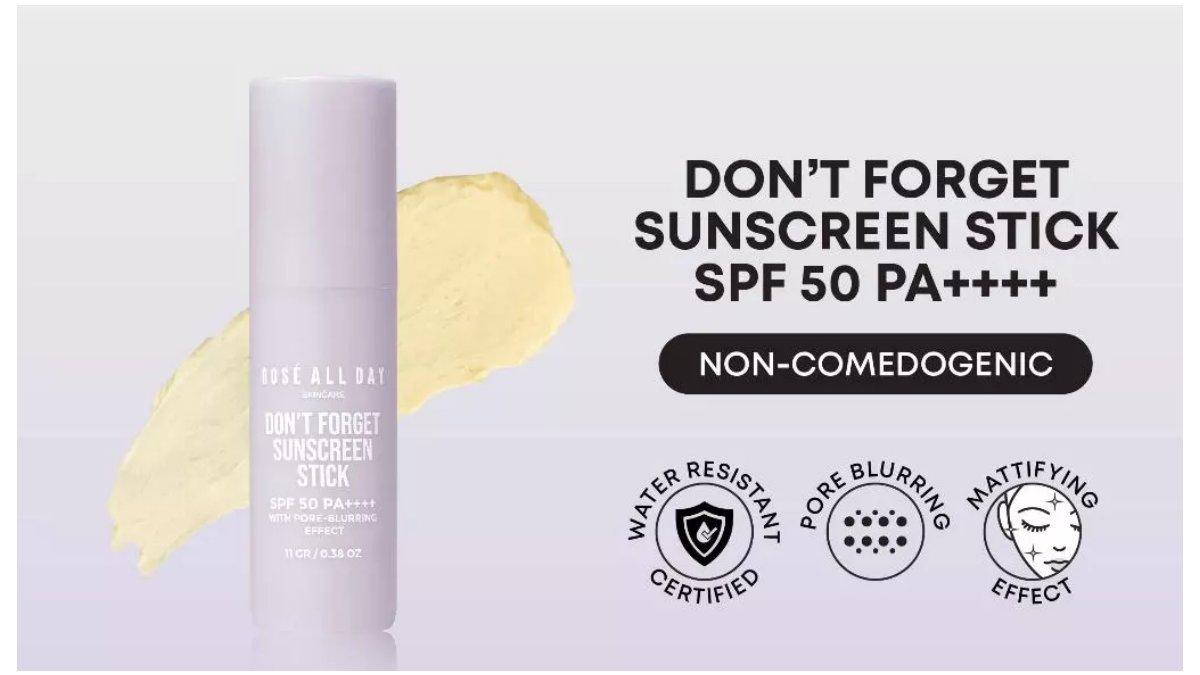 Rosé All Day Don't Forget Sunscreen Stick SPF 50 PA++++ 