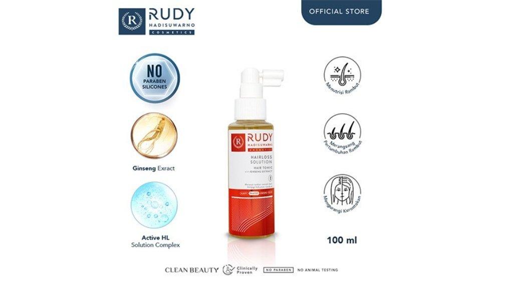 Rudy Hadisuwarno Cosmetics Hairloss Solution Hair Tonic