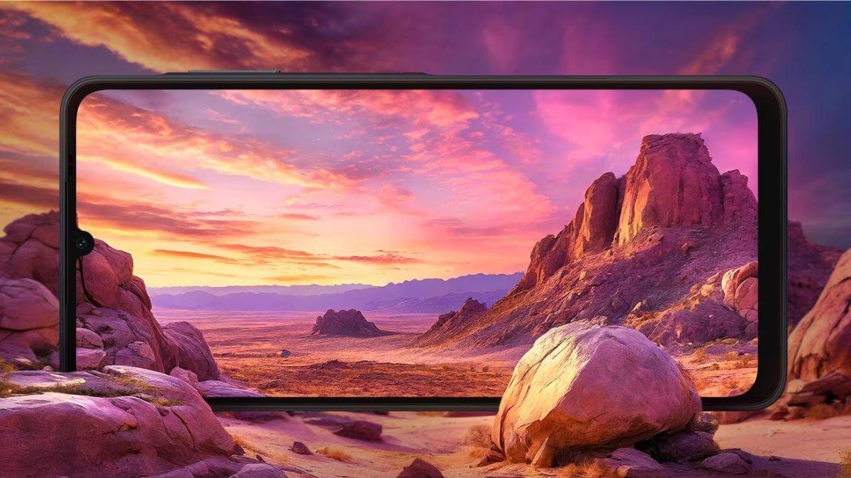 Ilustrasi layar SAMSUNG Galaxy A06