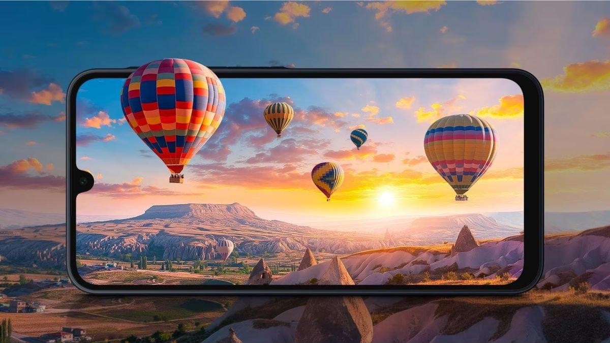Ilustrasi layar SAMSUNG Galaxy A16 5G