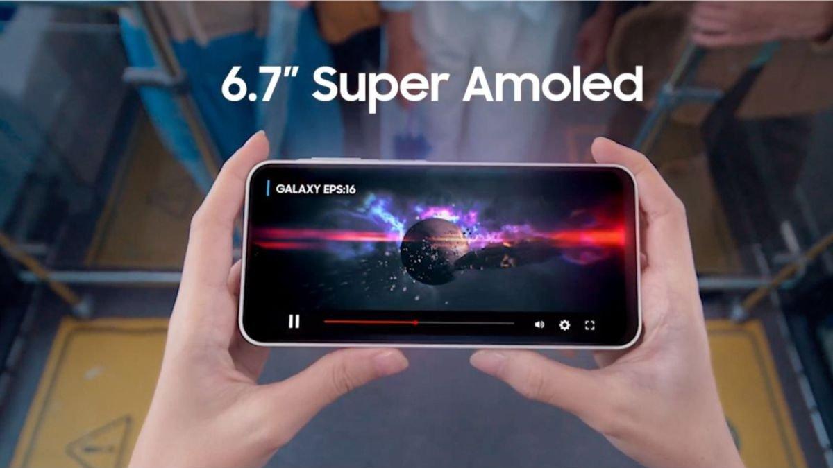Ilustrasi bidang layar SAMSUNG Galaxy A16 4G