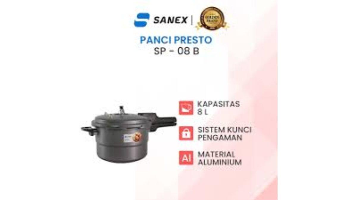 SANEX Panci Presto Brilliant Coating 8 Liter SP-08 B