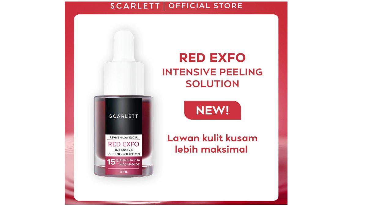 SCARLETT Whitening Revive Glow Elixir Red Exfo Intensive Peeling Solution