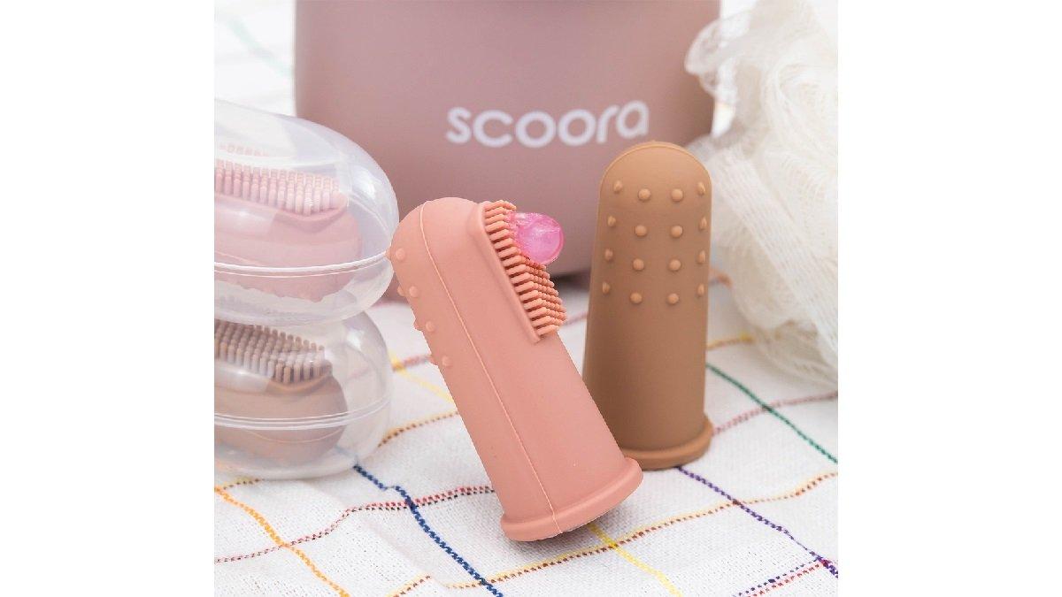 SCOORA Toothbrush Silicone Finger Premium 
