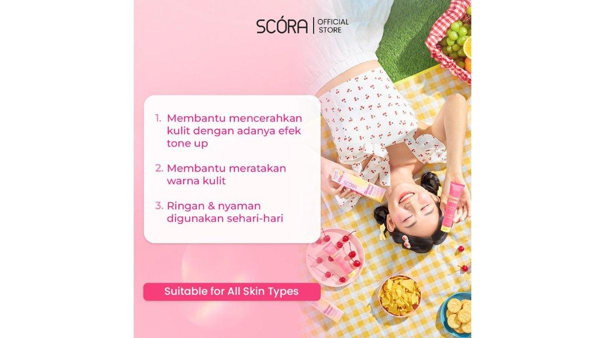 SCORA Sheer Glow Tone Up Cream