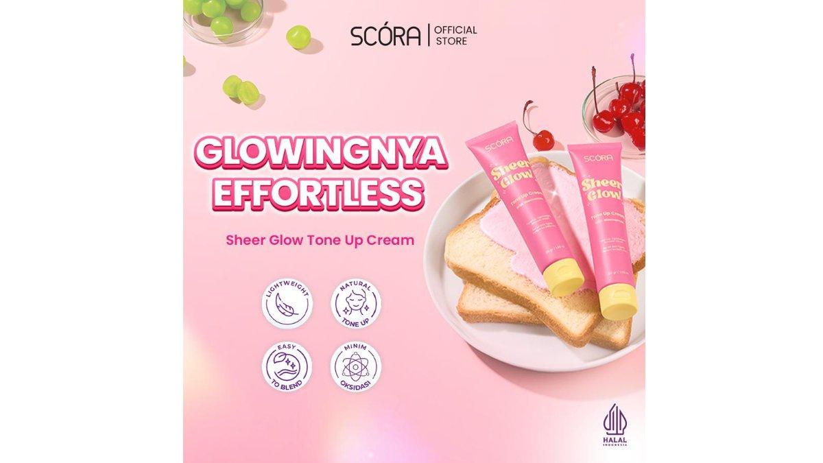 SCORA Sheer Glow Tone Up Cream