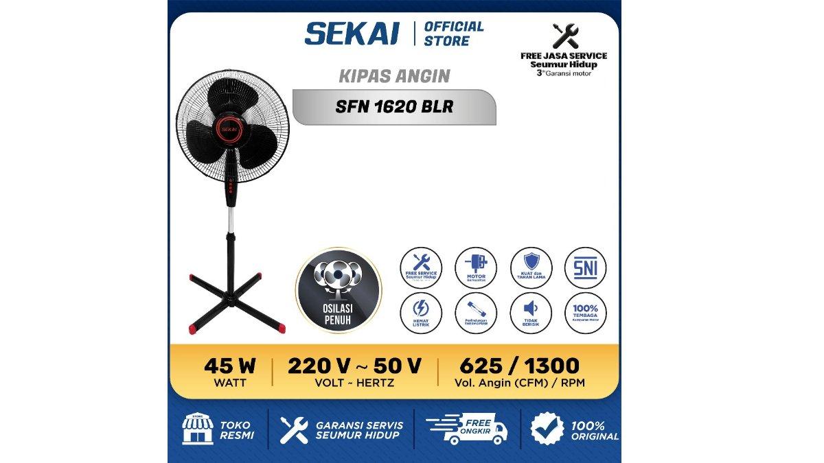 SEKAI Kipas Angin Berdiri / Stand Fan 16 Inch - SFN 1620