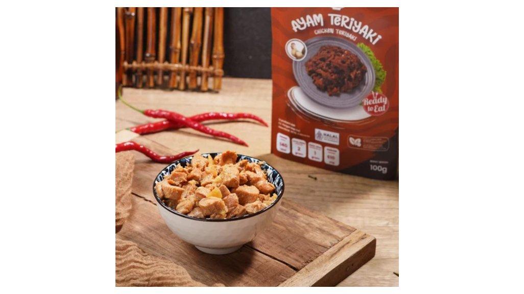 SEKALI SAJI - Lauk Instan Ayam Teriyaki 100gr Makanan Siap Saji Lauk Mateng Halal SekaliSaji