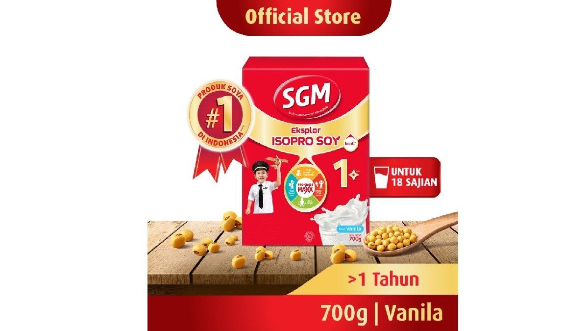 Rekomendasi Susu Soya Bayi SGM Eksplor ISOPRO SOY 1+.