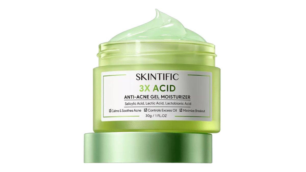 SKINTIFIC 3X Acid Anti-Acne Gel Moisturizer