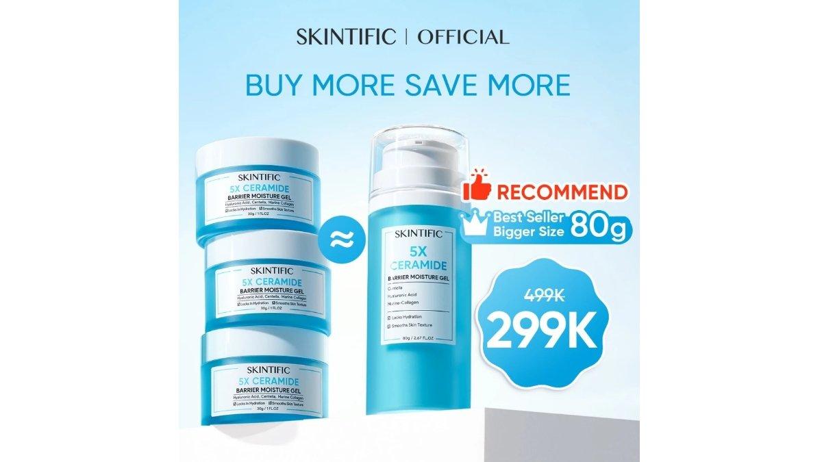 SKINTIFIC 5X Ceramide Barrier Moisturizer Gel