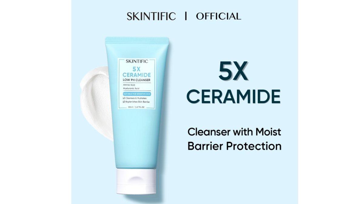 SKINTIFIC 5X Ceramide Low pH Cleanser