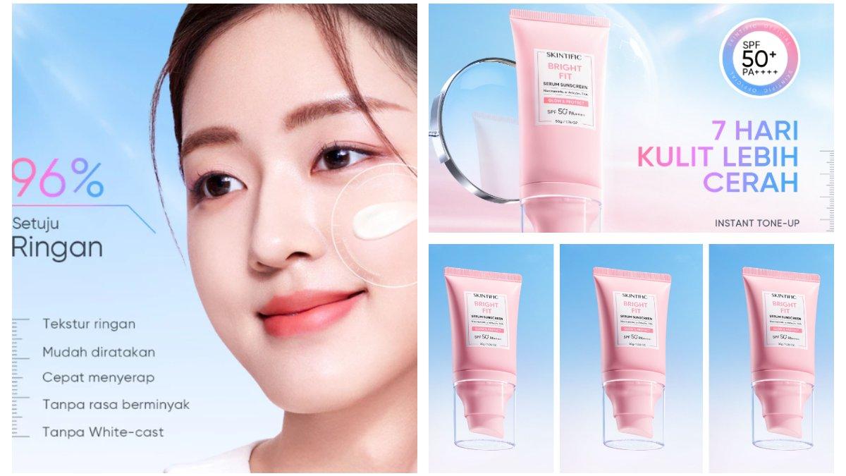 SKINTIFIC Bright Fit Serum Sunscreen