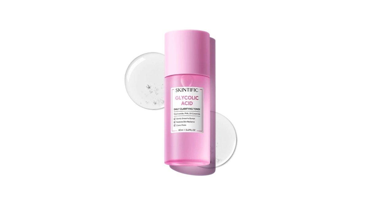 SKINTIFIC Glycolic Acid Exfoliating Daily Clarifying Toner