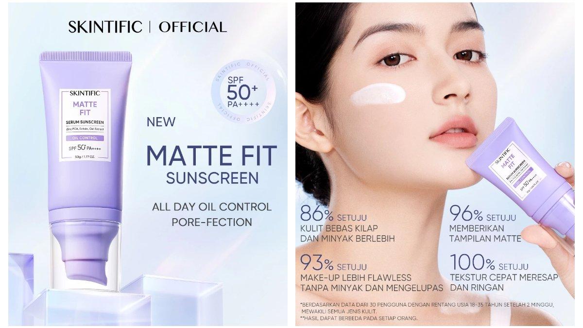 SKINTIFIC Matte Fit Serum Sunscreen SPF50+ PA++++