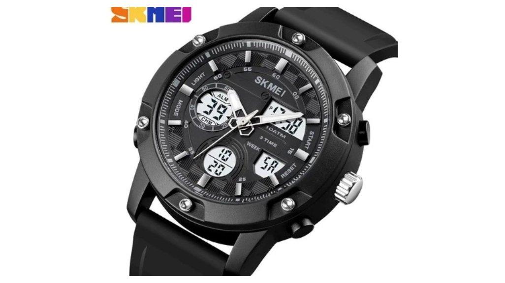 SKMEI 1757 Jam Tangan Pria Digital Anti Air 10 Bar MGOS