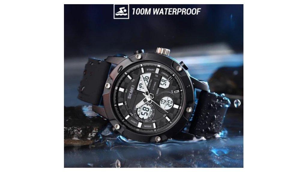 SKMEI 1757 Jam Tangan Pria Digital Anti Air 10 Bar MGOS