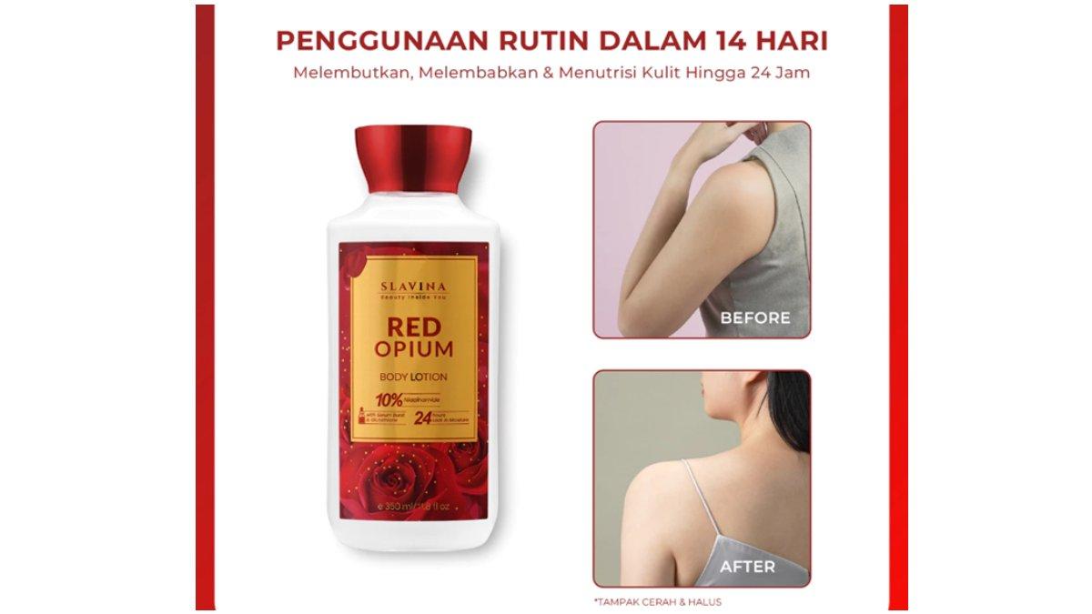 SLAVINA Hand Body Lotion Red Opium