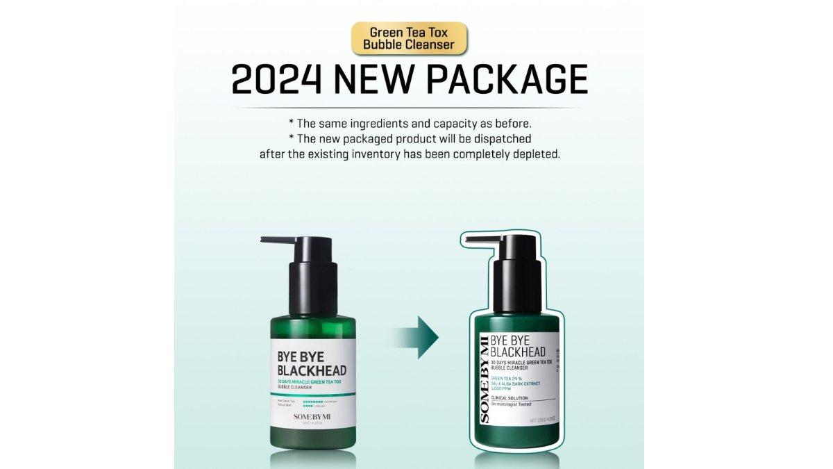 SOME BY MI Bye Bye Blackhead Green Tea Tox Bubble Mask Facial Cleanser