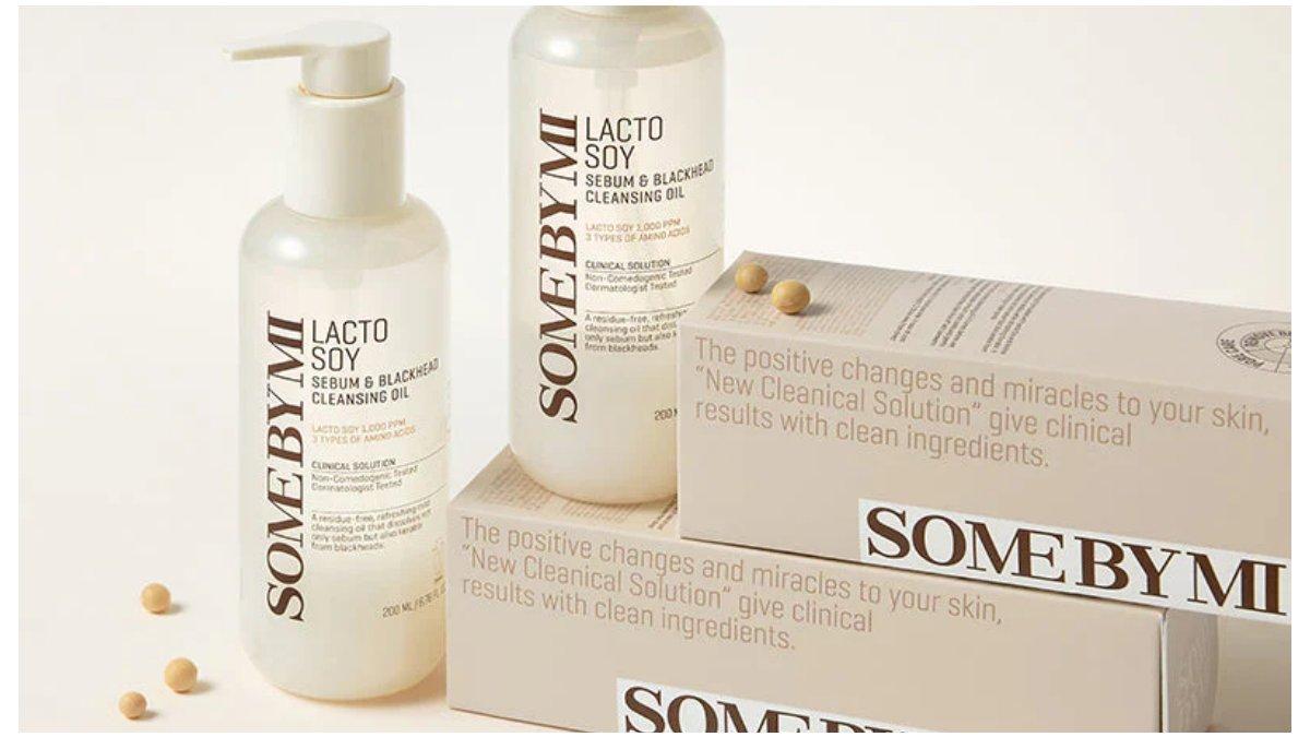 SOME BY MI Lacto Soy Sebum + Blackhead Cleansing Oil