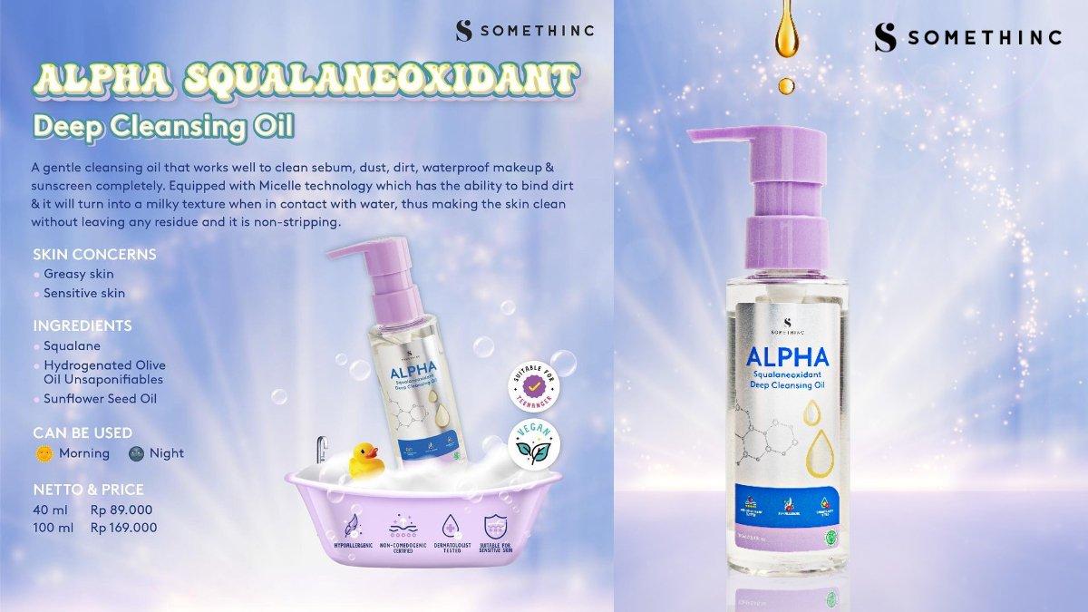 SOMETHINC Alpha Squalaneoxidant Deep Cleansing Oil