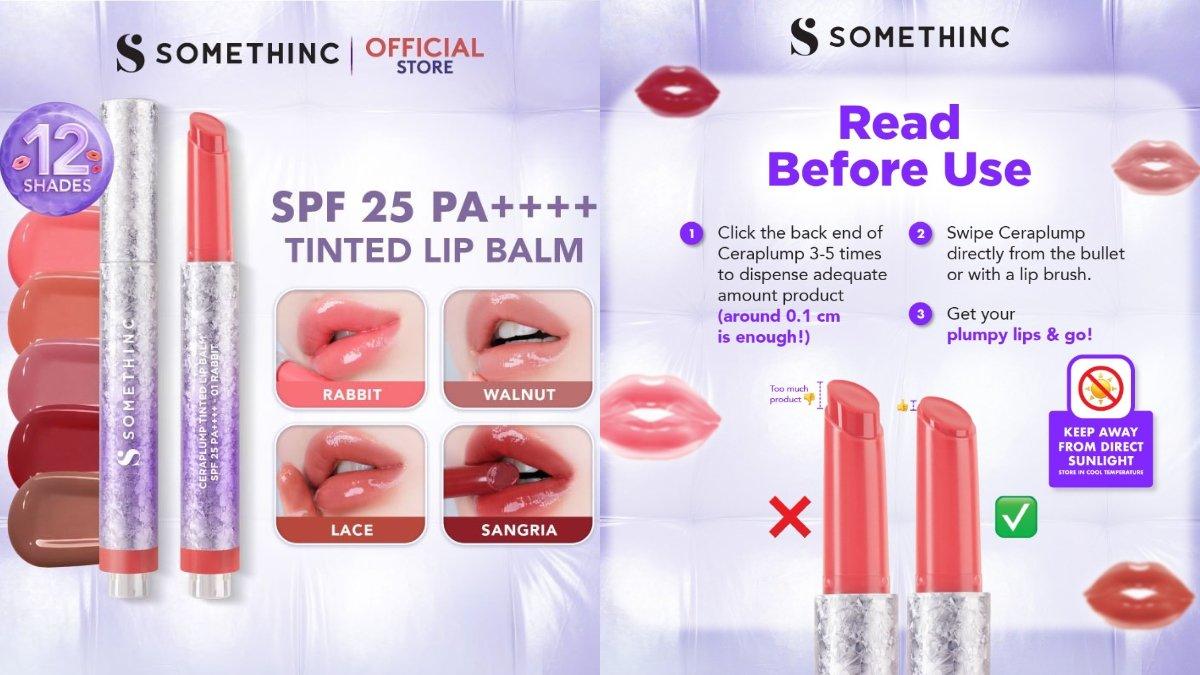 SOMETHINC Ceraplump Tinted Lip Balm SPF25 PA++++