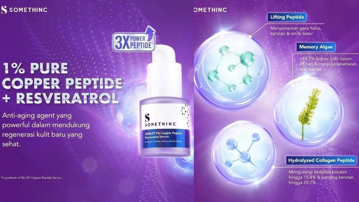 SOMETHINC SKINLIFT 1 Persen Copper Peptide Resveratrol Serum