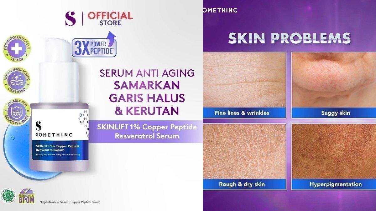 SOMETHINC SKINLIFT 1 Persen Copper Peptide Resveratrol Serum