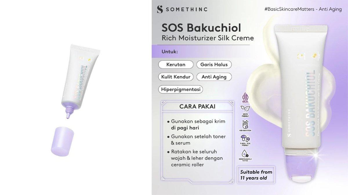SOMETHINC SOS Bakuchiol Electrolyte Rich Moisturizer Silk Creme