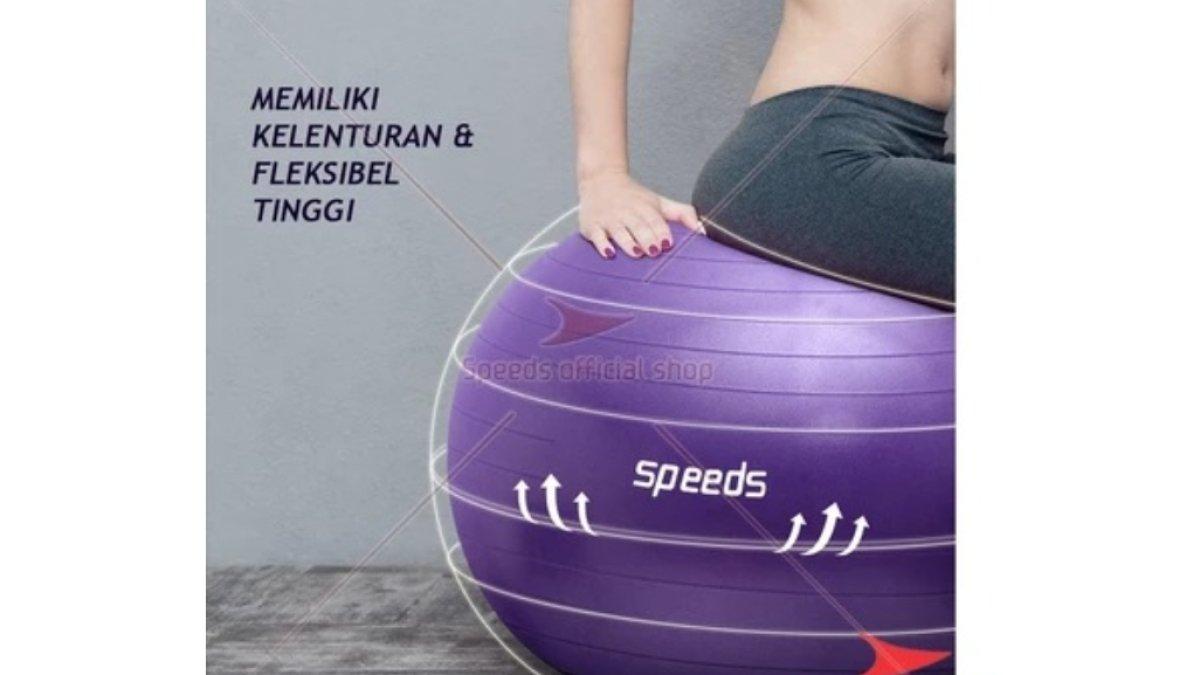 SPEEDS Gym Ball fitness 65 cm / Bola Gym / Bola yoga alat olahraga Gymball