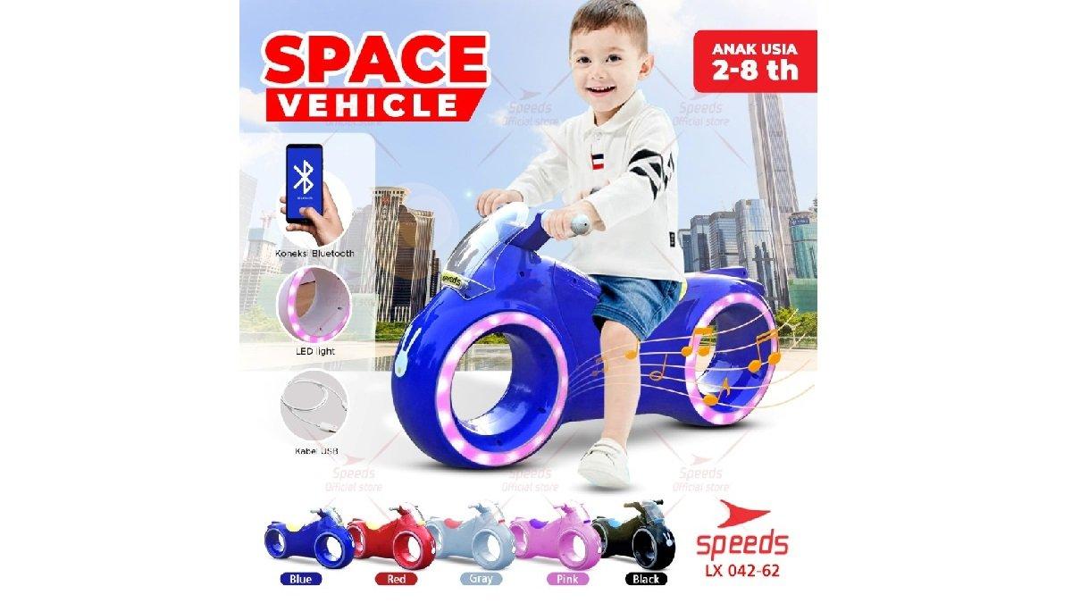 SPEEDS Mainan Anak Sepeda Anak Motor-motoran 