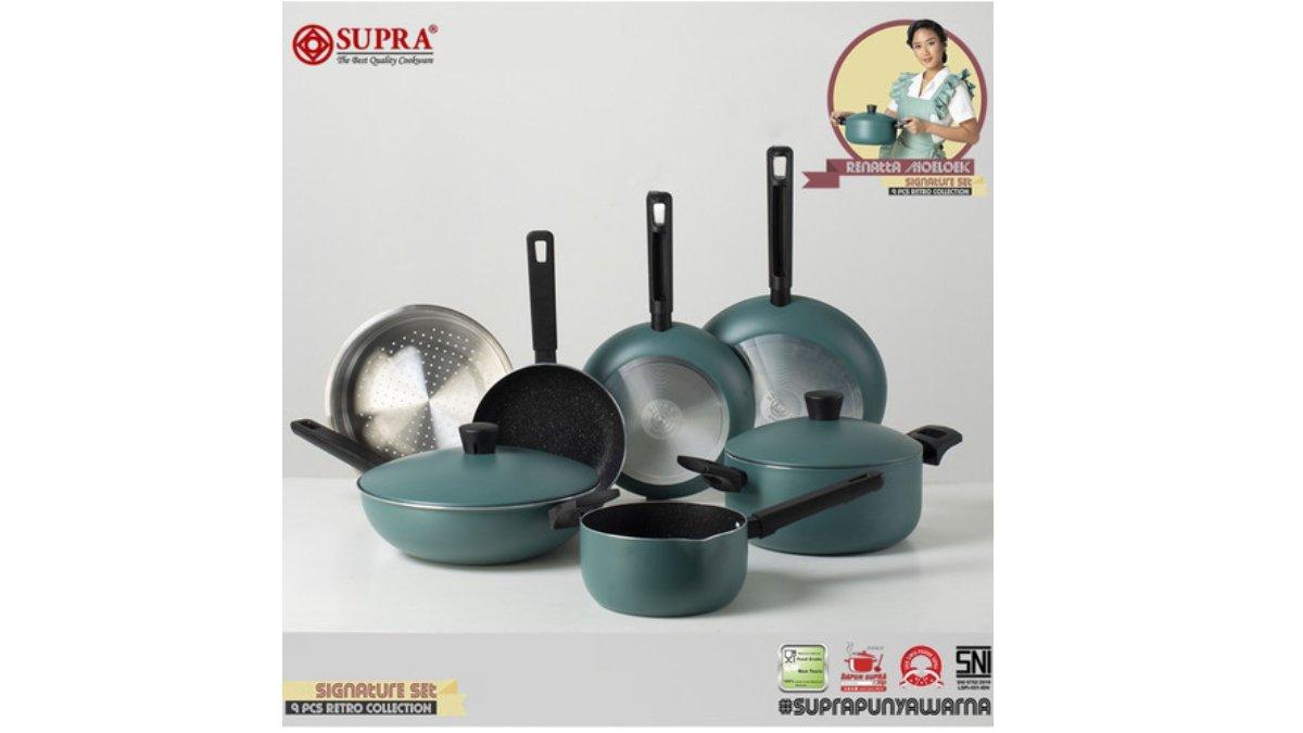 SUPRA PANCI SET ANTILENGKET 4 PCS RETRO COLLECTION.