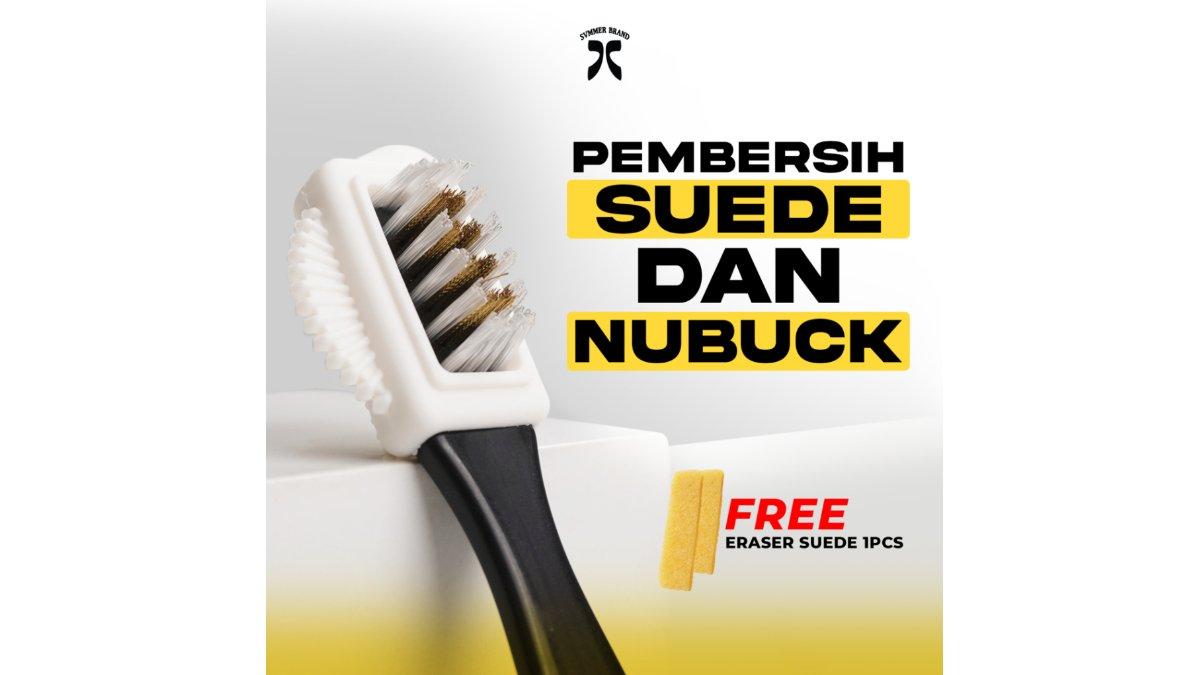 SVMMER SHOES CARE - Sikat Sepatu Suede Nubuck Brush Suede 3 Sisi 3 in 1