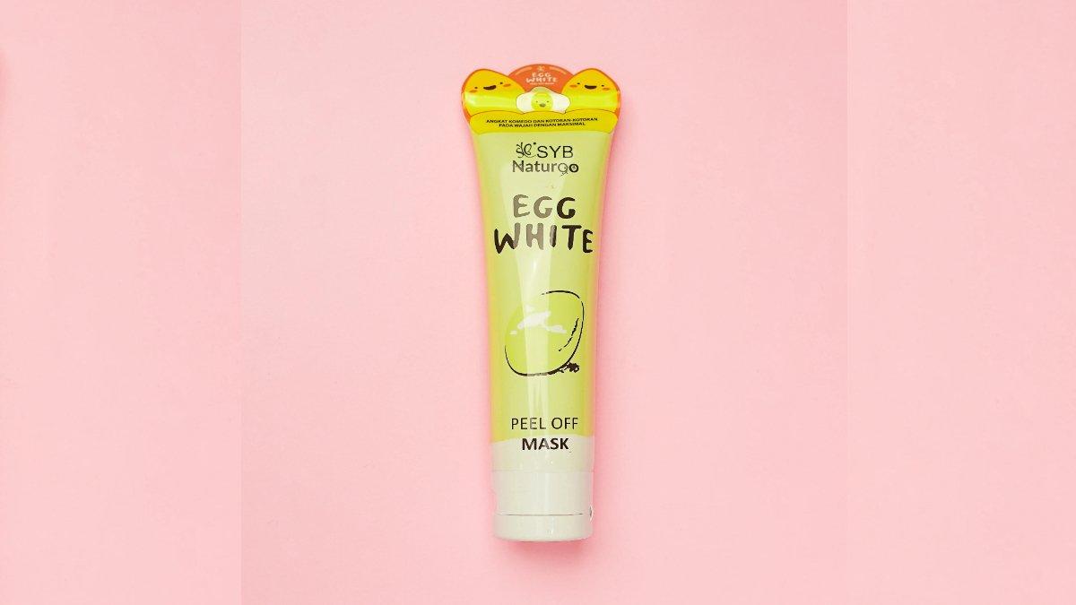 Review SYB Natur90 EGG WHITE Peel Of Mask, Solusi Cegah Kerutan dan ...