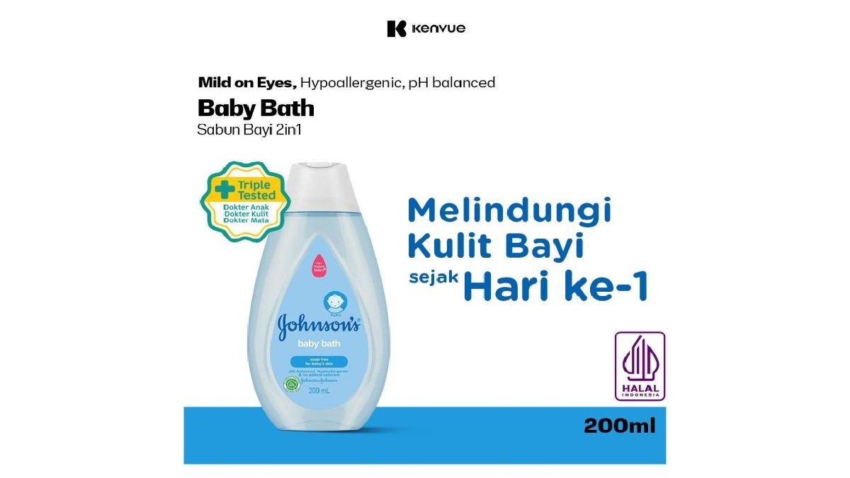Sabun Mandi Bayi - Johnson's Baby Bath tersedia di Alfamart dan Indomaret terdekat.
