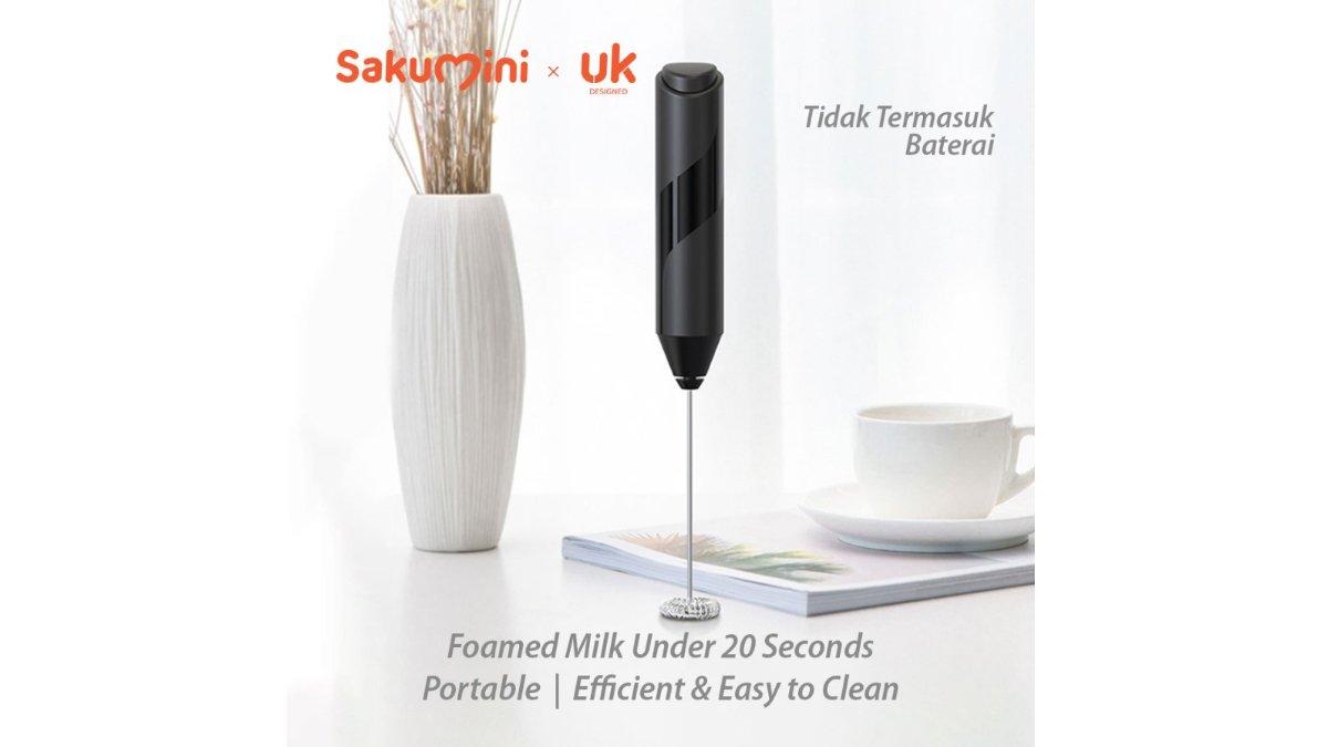 Sakumini Pengocok Susu Pengaduk Portable Electric Milk Frother